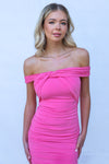 Leila Midi Dress - Pink