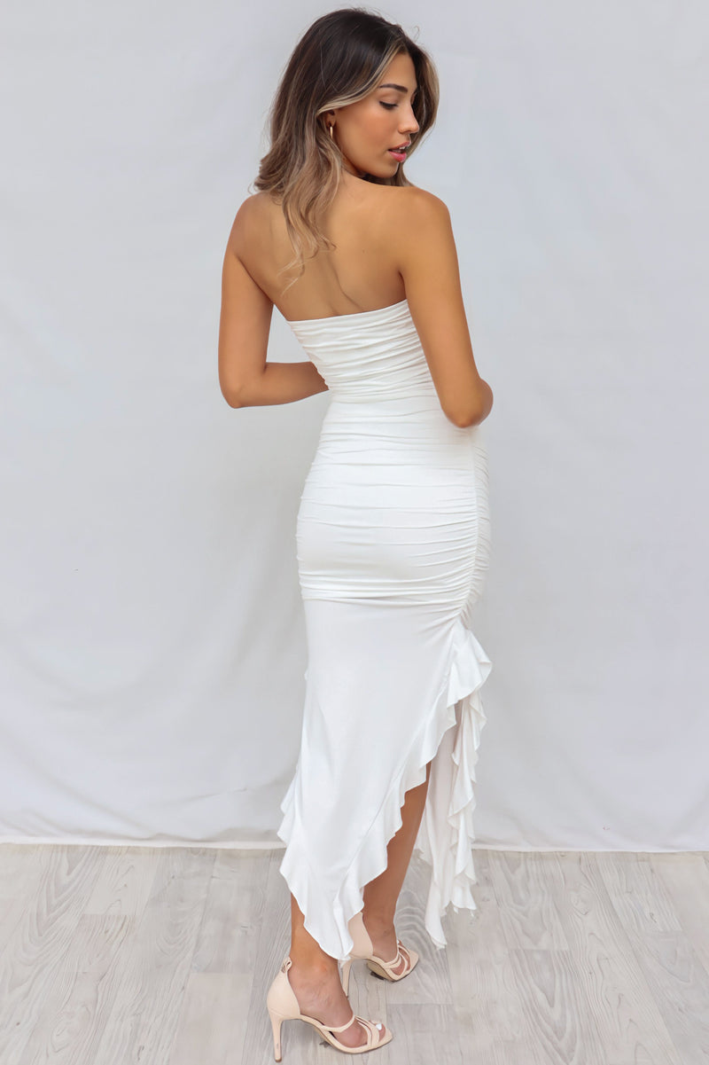 Ventia Midi Dress - White