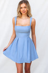 Alany Mini Dress - Blue