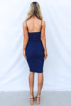 Alexia Midi Dress - Navy