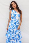 Antonia Maxi Dress - Blue Floral