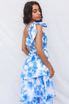 Antonia Maxi Dress - Blue Floral