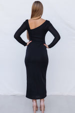 Atonia Maxi Dress - Black Shimmer