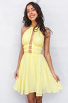 Cherish Mini Dress - Yellow