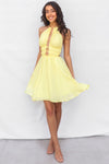 Cherish Mini Dress - Yellow