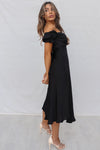 Claudia Midi Dress - Black