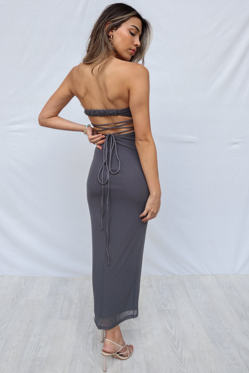 Cobi Midi Dress - Grey