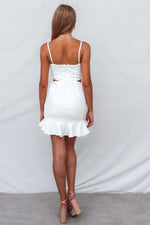 Diamond Mini Dress - White