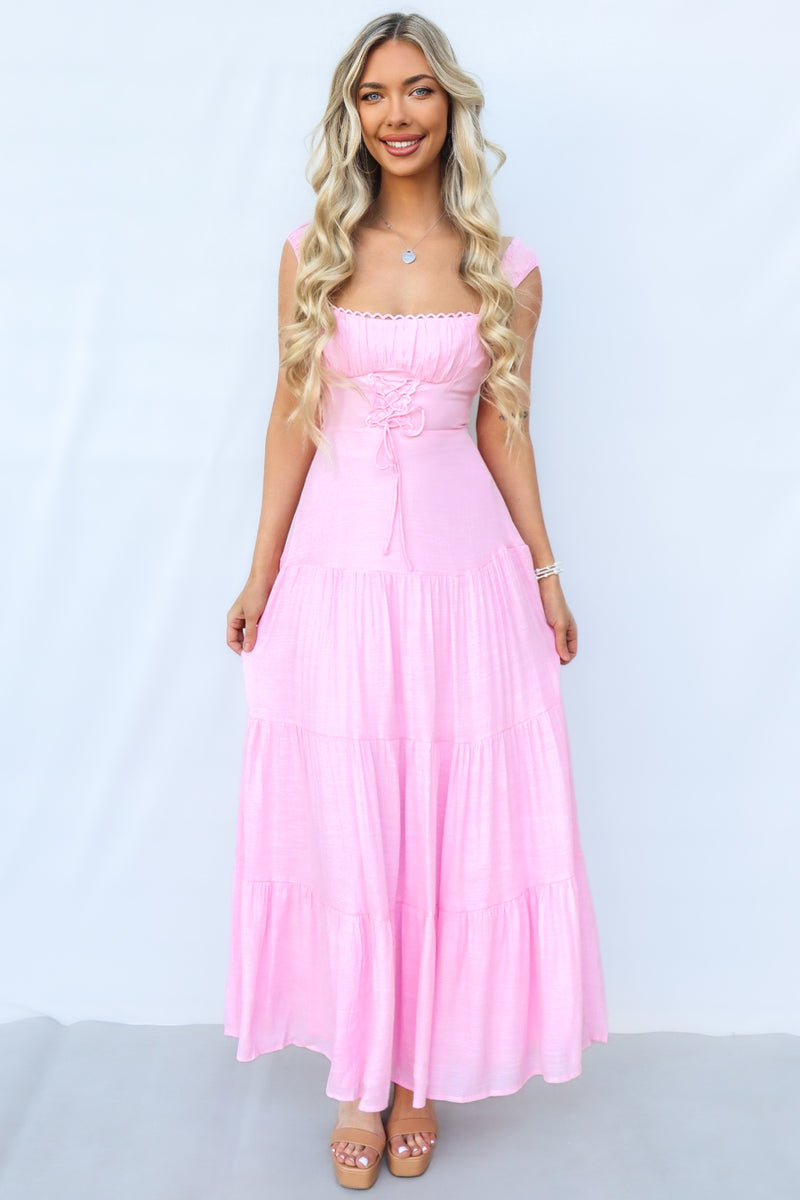 Dovie Maxi Dress - Pink