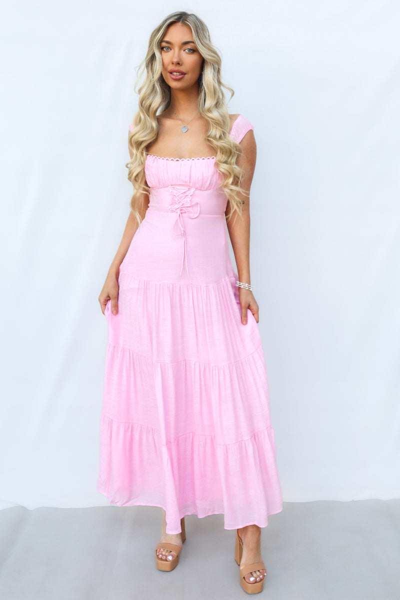 Dovie Maxi Dress - Pink