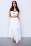 Dubai Set Skirt - White