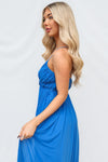 Elisa Midi Dress - Blue