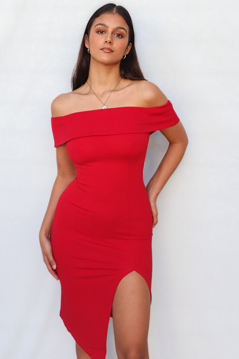 Femme Fatale Dress - Red