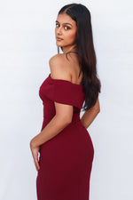 Femme Fatale Dress - Wine