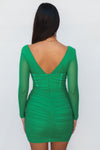 Helia Mini Dress - Green