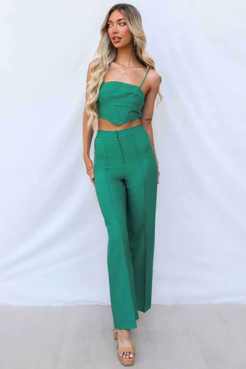 Huntar Set Top - Green