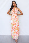 Isadora Maxi Dress - Orange Floral