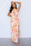 Isadora Maxi Dress - Orange Floral