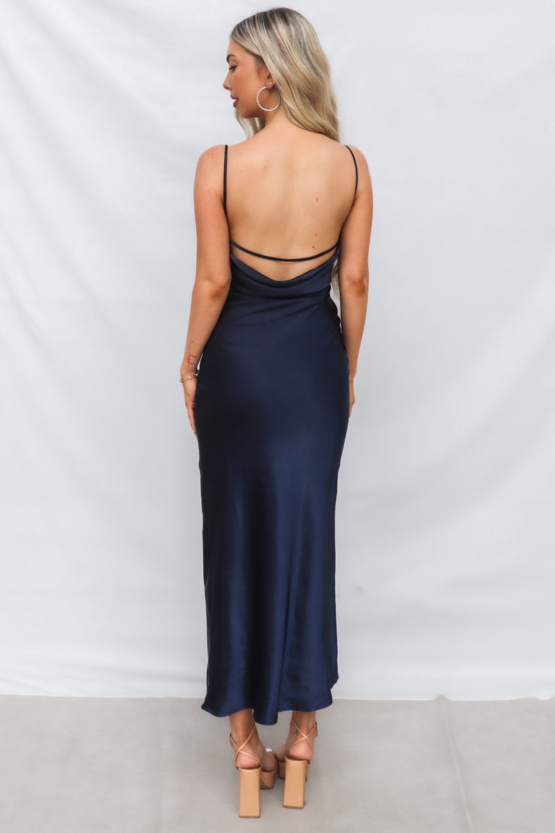 Isha Maxi Dress - Navy