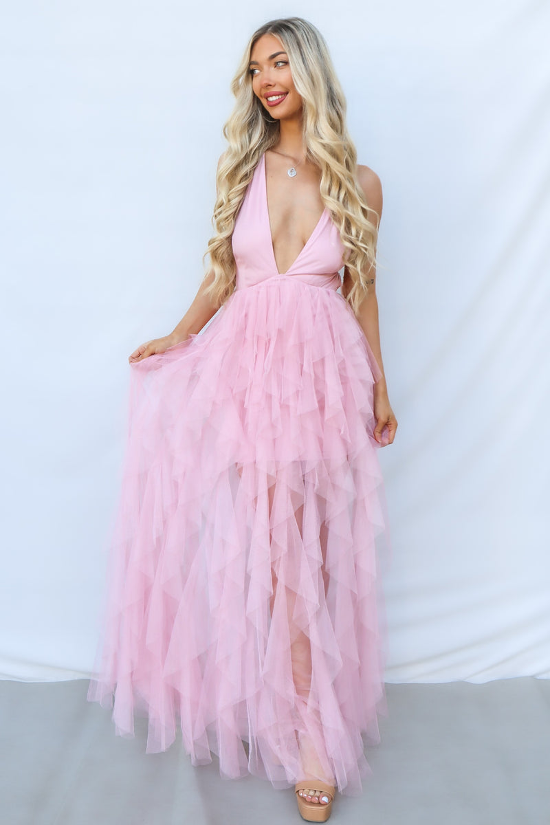Jacinda Maxi Dress - Blush