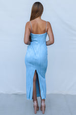 Jill Maxi Dress - Baby Blue