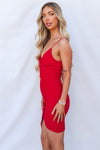 Jordyn Bodycon Dress - Red
