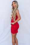 Jordyn Bodycon Dress - Red