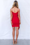 Jordyn Bodycon Dress - Red