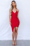 Jordyn Bodycon Dress - Red