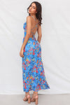 Katrina Midi Dress - Blue Print