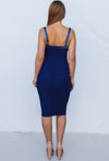 Kaysen Midi Dress - Midnight Blue