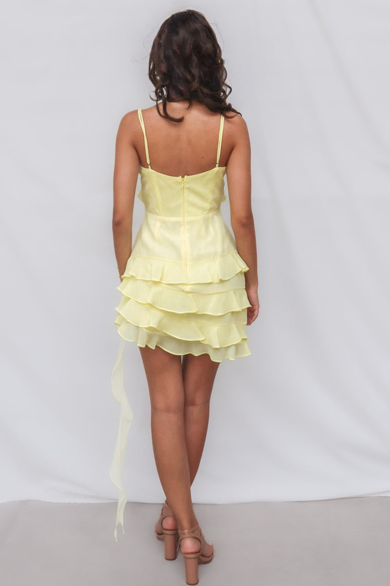 Kenna Mini Dress - Yellow