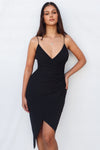 Kylie Bodycon Dress - Black