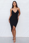 Kylie Bodycon Dress - Black