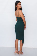 Kylie Bodycon Dress - Emerald Green