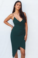 Kylie Bodycon Dress - Emerald Green