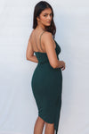 Kylie Bodycon Dress - Emerald Green