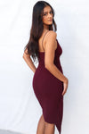 Kylie Bodycon Dress - Plum