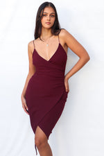 Kylie Bodycon Dress - Plum