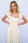 Lawson Maxi Dress - Yellow Floral