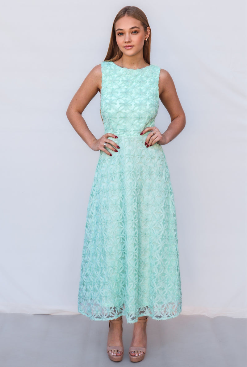 Levi Midi Dress - Mint