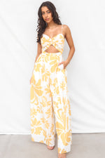 Lilly Jumpsuit - Yellow Print