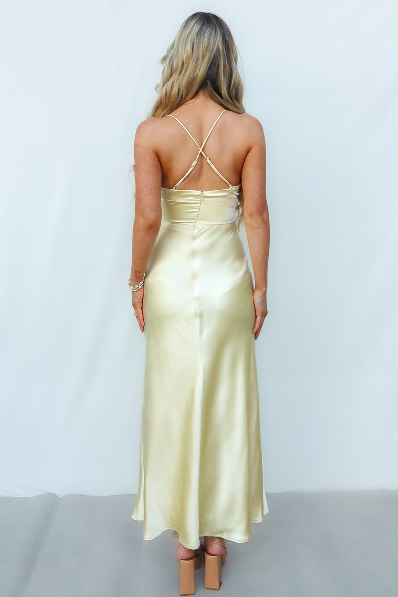 Loreta Maxi Dress - Yellow
