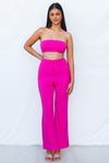 Makayla Jumpsuit - Fuchsia Pink