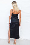 Maliyah Maxi Dress - Black Glitter