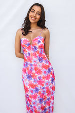 Nova Maxi Dress - Pink Floral