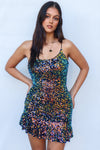 Petra Sequin Dress - Navy