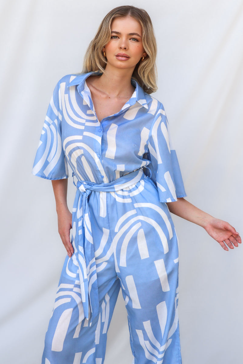 Pippa Jumpsuit - Blue