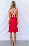 Presley Midi Dress - Red
