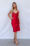 Presley Midi Dress - Red